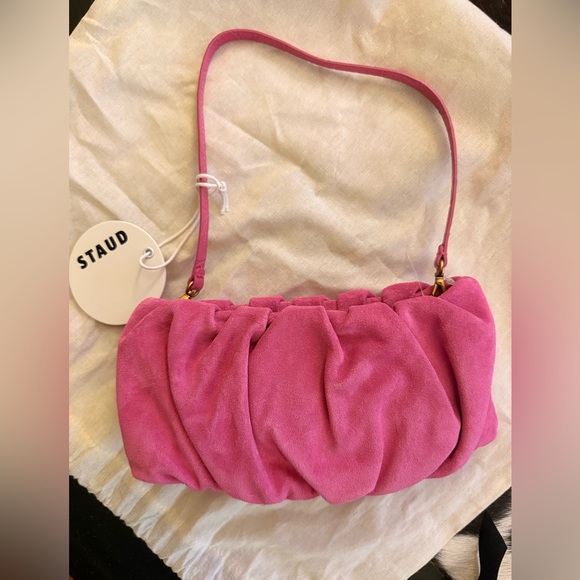 STAUD Fuchsia Convertible Clutch Bean Bag - Picture 1 of 3